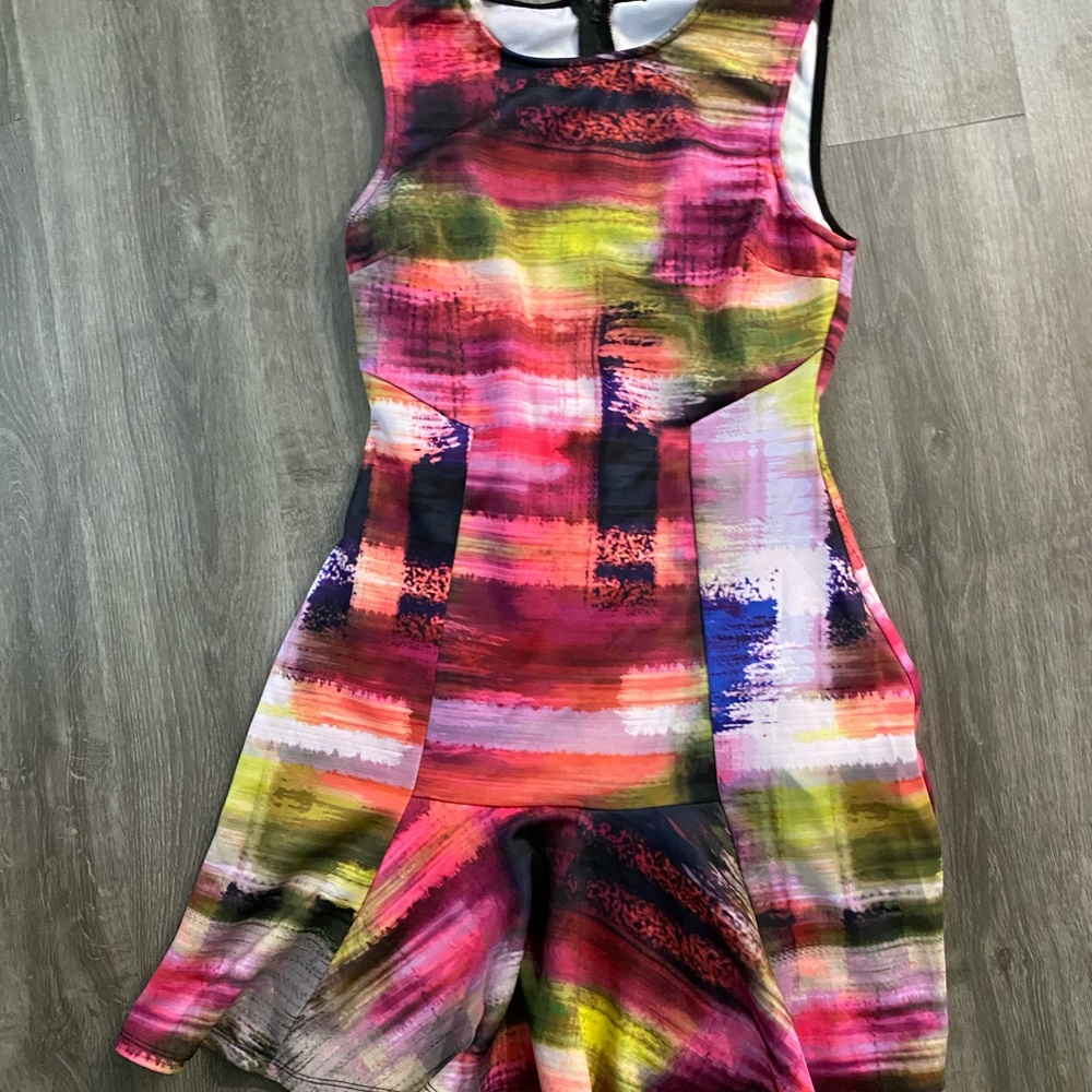Bisou Bisou Multi color drop waist dress